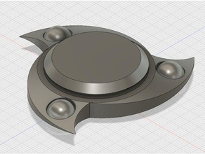scharfe fidget spinner Spielzeug & Spiele 3d print model - Mito3D