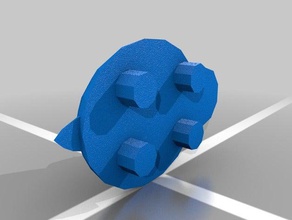 Schildkröte Spielzeug & game Zubehör 3d print model - Mito3D