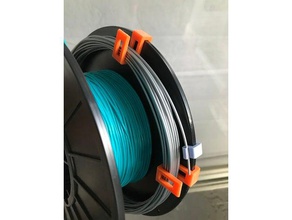 spool loose filament adapter 3d printer accessories holder 3d print model - Mito3D