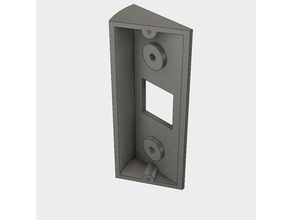 anillo timbre de la puerta ángulo cuña los hogares soporte fusion 360 3d print model - Mito3D