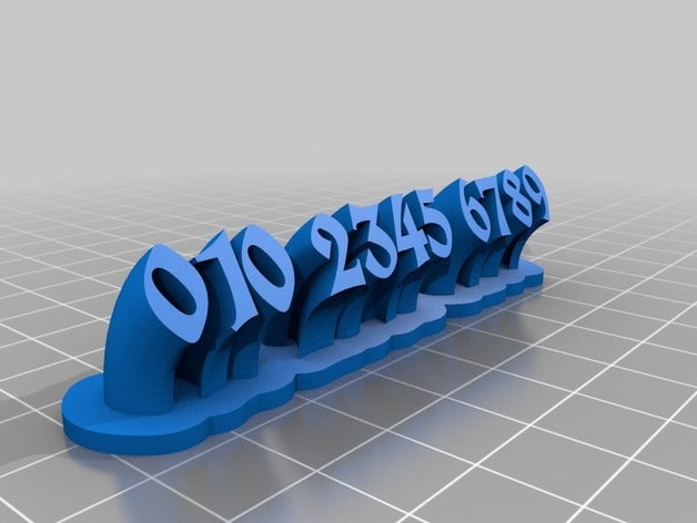 3 office personalizado 3D print model - Mito3D