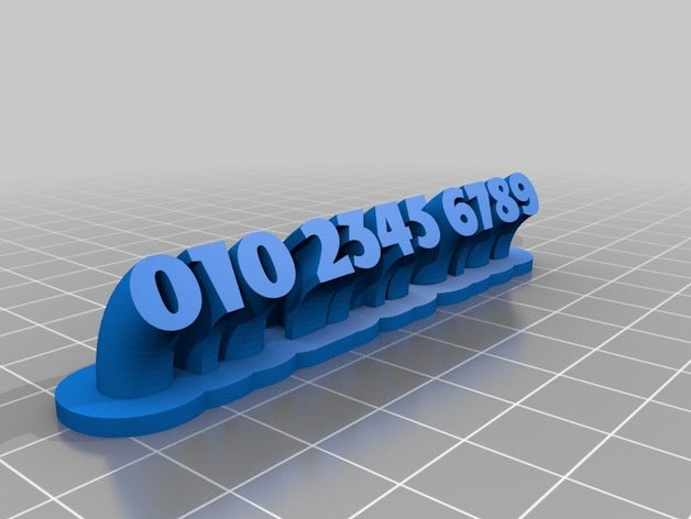 completo 4 office personalizado 3D print model - Mito3D