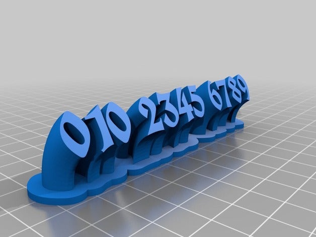 6 tamamlayın ofis özelleştirilmiş 3D print model - Mito3D