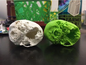 top skull 3d printing 3d print model - Mito3D