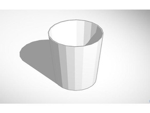cup-Bleistift-Halter Dekor 3d print model - Mito3D