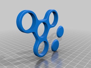small hand spinner mechanical toys autodesk fusion 360 fidget fidget-toy fidgeting fidgetspinner spinners toy finger fusion360 handspinner madewithfusion360 simplify simplify3d creator 3d tri 3d print model - Mito3D