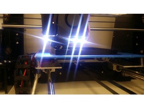 anet a8 anderen Licht extruder Halter redux 3d Drucker Zubehör 3d print model - Mito3D