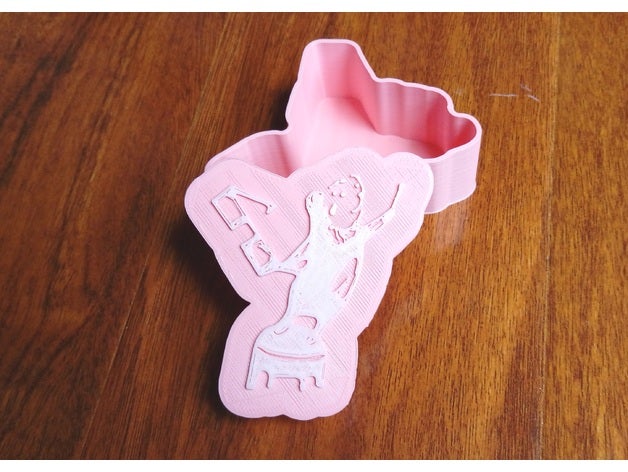 cil orso box art contenitore del mouse openscad libro illustrato 3D print model - Mito3D