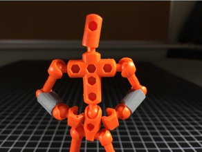 brassards modibot jouets de construction accessoires armure balljoint caractère le bricolage figure stopmotion 3d print model - Mito3D