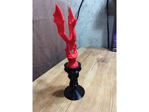 de mesa el día trofeos se convierte en dragón base las esculturas aria loubie tablero la trofeo 3d print model - Mito3D