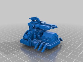 planetary annihilation titani unità di cannone video giochi cannon planetaria annihilatio 3d print model - Mito3D