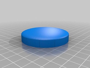 tubo de tampa extremidade plana diy personalizado 3d print model - Mito3D