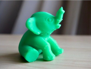 baby mastodon animals 3d print model - Mito3D