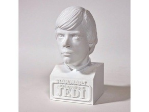 jedi luke skywalker busto base las esculturas el mark hamill de star wars 3d print model - Mito3D