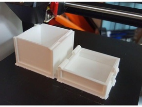 minecraft taschino singolo mobilia di modello cerniera archiviazione 3d print model - Mito3D