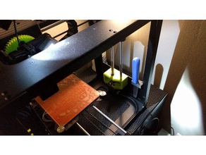 luzbot mini tool holder clam knife tweezer 3d printer accessories printing lulzbot-mini lulzbot 3d print model - Mito3D