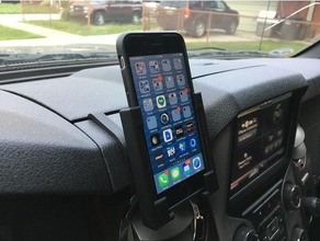 iphone 6 phone mount ford f350 superduty mobile michigan 3d print model - Mito3D