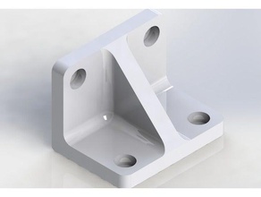 90 degree angle bracket replacement parts 3d print model - Mito3D