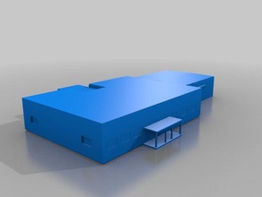 i-Gebäude 3d-drucken 3d print model - Mito3D