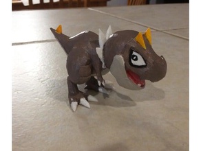 pokemon tyrunt les créatures 3d print model - Mito3D