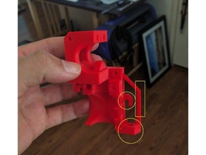 prusa mk2 geändert extruder Körper gepumpte probe-Berg v1 3d-Drucker Teile i3 3d print model - Mito3D