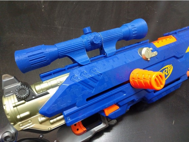 nerf alcance juguetes y accesorios de juego cosplay arma longstrike cs-6 mod 3D print model - Mito3D