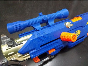 nerf scope toy & game accessories cosplay weapon longstrike cs-6 mod 3d print model - Mito3D