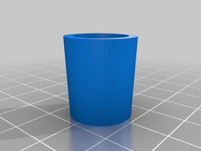 188 144mm adapter 3d printing 144 14mm 18mm bong glass ground joint marajuana weed 3d print model - Mito3D
