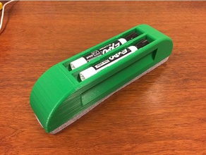 whiteboard marker holder eraser office dry erase expo magnetic pen 3d print model - Mito3D
