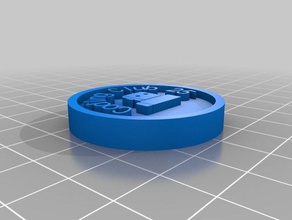 le coin moedas e selos personalizado 3d print model - Mito3D