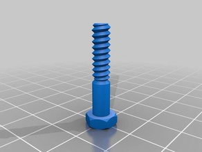 tornillo de 5 mm 15 partes personalizado 3d print model - Mito3D