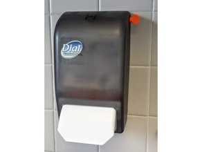 soap dispenser key bathroom 3d print model - Mito3D