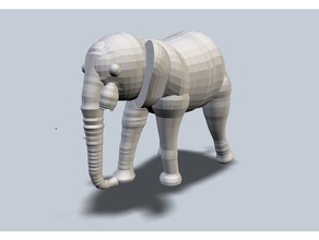3d elephant printing 3d print model - Mito3D