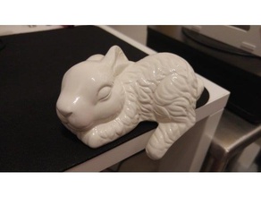 sleeping bunny scans & Replikate Ostern Osterhase 3d print model - Mito3D