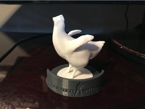 csgo chicken model games statue steam 3d print model - Mito3D