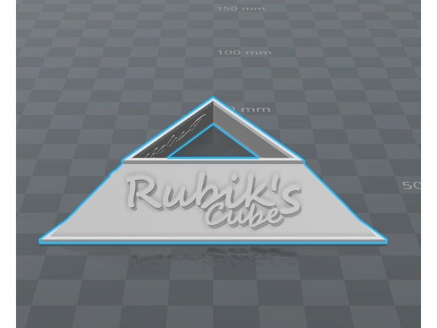 soporte cubo rubik - Zubehör 3D print model - Mito3D