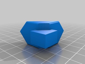 3x3 octaèdre puzzles personnalisé 3d print model - Mito3D