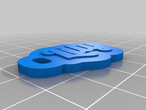 1 lily Anahtarlık özelleştirilmiş 3d print model - Mito3D
