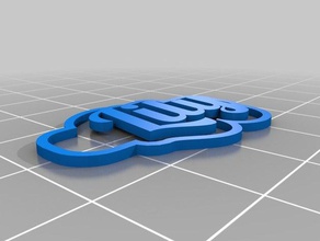 2 lily Anahtarlık özelleştirilmiş 3d print model - Mito3D