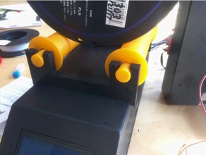 spool holder - monoprice maker select v2 wanhao duplicator i3 3d printer accessories 3d print model - Mito3D