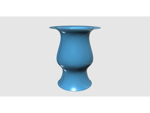flared vase decor 3d print model - Mito3D