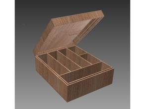 small dominion storage box games lasercut 3d print model - Mito3D