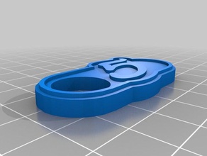 keychain5 llaveros personalizado 3d print model - Mito3D