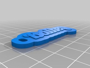 bailey 1 keychains customized 3d print model - Mito3D