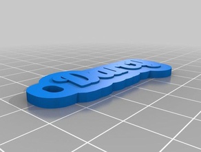 darcy 1 Schlüsselanhänger kundengebundene 3d print model - Mito3D