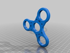 fidget giratório buracos cap brinquedos & games 3d print model - Mito3D