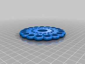 17 cuscinetti a sfera spinner giocattoli meccanici su misura 3d print model - Mito3D