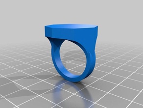 10 mm radius rings templates costume ring template 3d print model - Mito3D