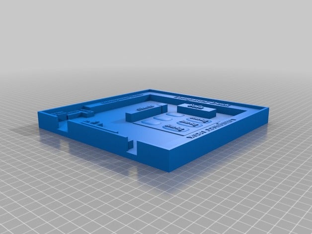 g3w nana IKT-floor plan 3d 3d-drucken 3D print model - Mito3D