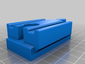 duplo piso em madeira trilho de trem adaptador playsets brio lego thomas brinquedo pista 3d print model - Mito3D